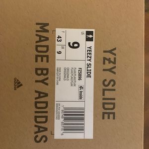 Yeezy Adidas Slide- Flax- Size 9